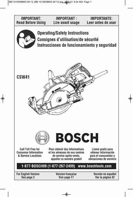 Bosch Power Tools Saw CSW41-page_pdf